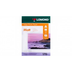 Бумага А3 для стр. принтеров Lomond, 170г/м2 (100л) мат.двустон. 0102012