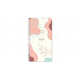 Телефонная книга А5, 80л., на гребне OfficeSpace "Стиль. Flora", с высечкой Тк80г_48563