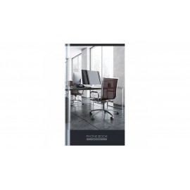 Телефонная книга А5, 80л., 7БЦ, OfficeSpace "Офис. Open space", выборочный УФ-лак, с высечкой Тк80т_55497