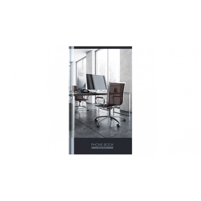 Телефонная книга А5, 80л., 7БЦ, OfficeSpace 