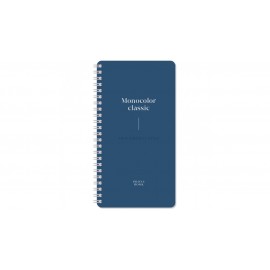 Телефонная книга А5, 80л., на гребне OfficeSpace "Моноколор. Dark azure", с высечкой Тк80г_48564