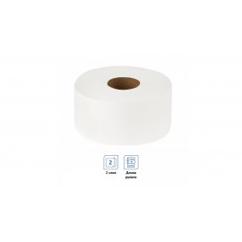 Бумага туалетная в мини рулоне OfficeClean "Premium" (Т2), 2-х слойн., 170м/рул, цв.белый