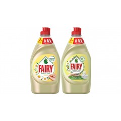 Средство для мытья посуды Fairy "Нежные руки. Ромашка и витамин Е", 450мл.