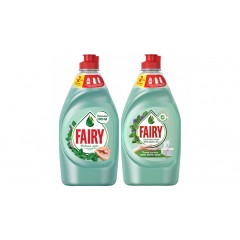 Средство для мытья посуды Fairy "Нежные руки. Ромашка и витамин Е", 450мл.