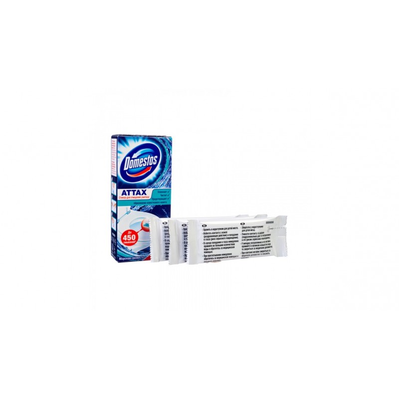 Стик для очищения унитаза DOMESTOS Морская свежесть 3*10г