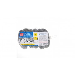 Губки для посуды металлические OfficeClean, р-р 9*3см., 6шт/уп.