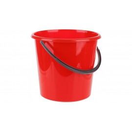 Ведро пластиковое OfficeClean пищевое, мерная шкала, цв.красный, 5л, арт. 299877