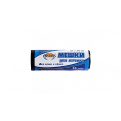 Мешки для мусора 30л AVIORA ПВД, р-р 50 х 60 см., 25шт. в рулоне, арт.106-017