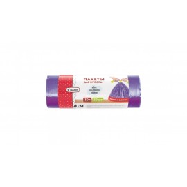 Мешки мусорные с завязками 30л., 20шт/рул., фиолетовые, Komfi/30, арт. MUSF12