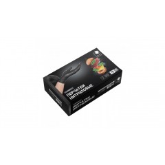 Перчатки нитриловые стандарт+, чёрные, XL, 100 шт/уп., ADM/10, SEMPB4