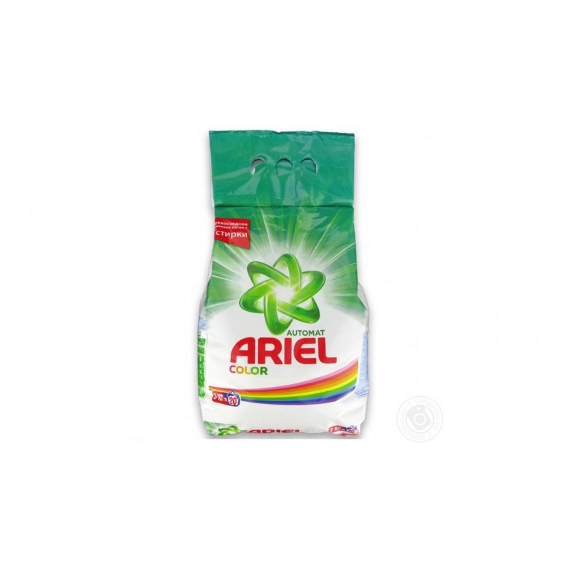 Порошок стиральный СМС Ariel Automat Color автомат, 3кг.