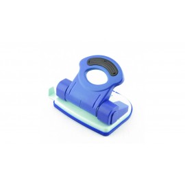 Дырокол KANEX MOD-20PP на 20л., металлический, с линейкой, синий