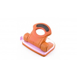 Дырокол KANEX MOD-20PP на 20л., металлический. с линейкой, оранжевый, NEW