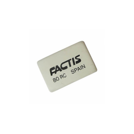 Ластик FACTIS мягкий из натурального каучука, размер 30х20х7,5 мм, арт. 80RC