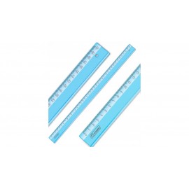 Линейка 40 см NEON Cristal, СТАММ, 4 цвета, ЛН52