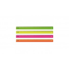 Линейка 40 см NEON, СТАММ, 4 цвета, ЛН510