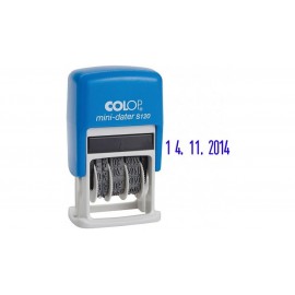 Датер ленточный Colop, пластик, 1стр., 3,8мм S 120/BL Bank
