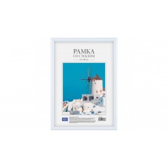Рамка пластиковая 21*30см, OfficeSpace, №1, white 290207