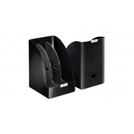 Лоток вертикальный LEITZ PLUS JUMBO, 70мм/3 отделения, черный, арт. 52390095