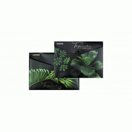 Папка-конверт на кнопке "deVENTE. Tropicana" A5 (240x180 мм) 180 мкм, тиснение фольгой,2 дизайна ассорти, арт. 3071229