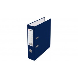 Папка регистратор А4, ПВХ LAMARK, 80 мм, с мет. уголком, синий, арт.AF0600-BL1