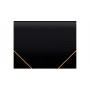 Папка на резинке Бюрократ Black Opal BL510/1 A4 пластик кор.30мм 0.5мм черный