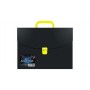 Портфель Бюрократ Black Opal BLPP01YEL 1 отдел. A4 пластик 0.7мм черный/желтый 1481699
