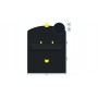 Портфель Бюрократ Black Opal BLPP01YEL 1 отдел. A4 пластик 0.7мм черный/желтый 1481699