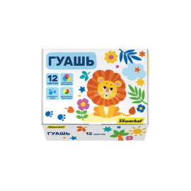 Гуашь Silwerhof 962074-12 Народная кол-ция 12цв. бан. 10мл. картон.кор.