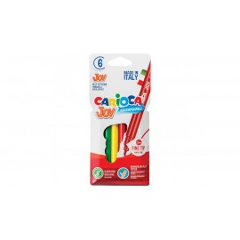 Фломастеры Carioca "Joy", 06цв., смываемые, картон, европодвес 40549
