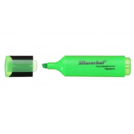 Текстовыделитель Silwerhof Blaze 108036-03 скошенный пиш. наконечник 1-5мм зеленый