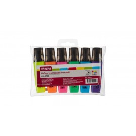 Набор текстовыделителей Attache Colored 1-5мм набор 6цветов, арт.958570