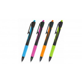 Ручка шариковая автоматическая BRAUBERG ULTRA-RT NEON, СИНЯЯ, 0,7 мм, линия 0,35 мм, 143932
