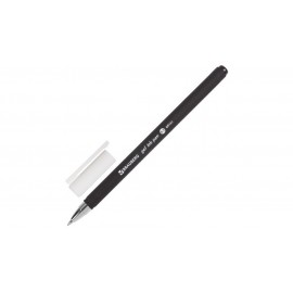 Ручка гелевая BRAUBERG "Matt Gel", ЧЕРНАЯ, корпус soft-touch, узел 0,5 мм, линия 0,35 мм, 142944