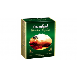 Чай черный пакетированный "Greenfield" Голден Цейлон, 100 пакетиков