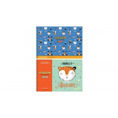 Альбом для рисования 40л., А4, на гребне ArtSpace "Узоры. Cool kids", эконом А40спЭ_44480