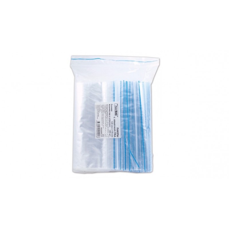 Пакеты с защелкой (грипперы) ПВД, 250*350 мм, 23-26 мкм, 100 шт/уп., Masterbag/30/10, EEZ017P