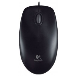 Мышь Logitech B100, USB, черный