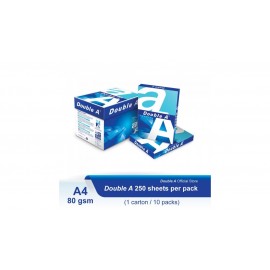 Бумага DOUBLE A Premium, AA+, А4, белизна 165%CIE, 80 г/м, 250 л, эвкалипт (Тайланд)